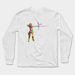 Woman Archer Long Sleeve T-Shirt